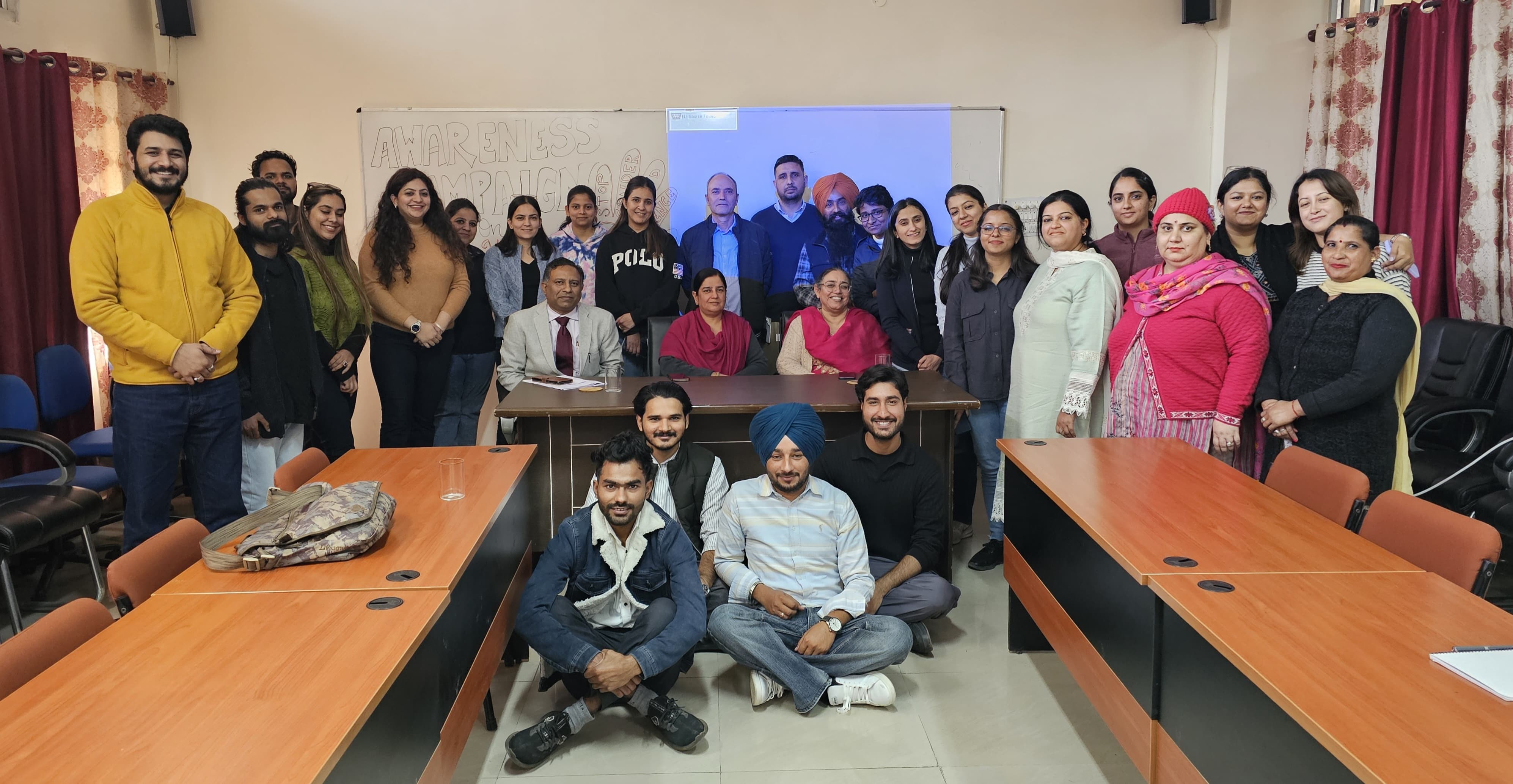 Awareness campaign to end gender-based violence at Panjab University